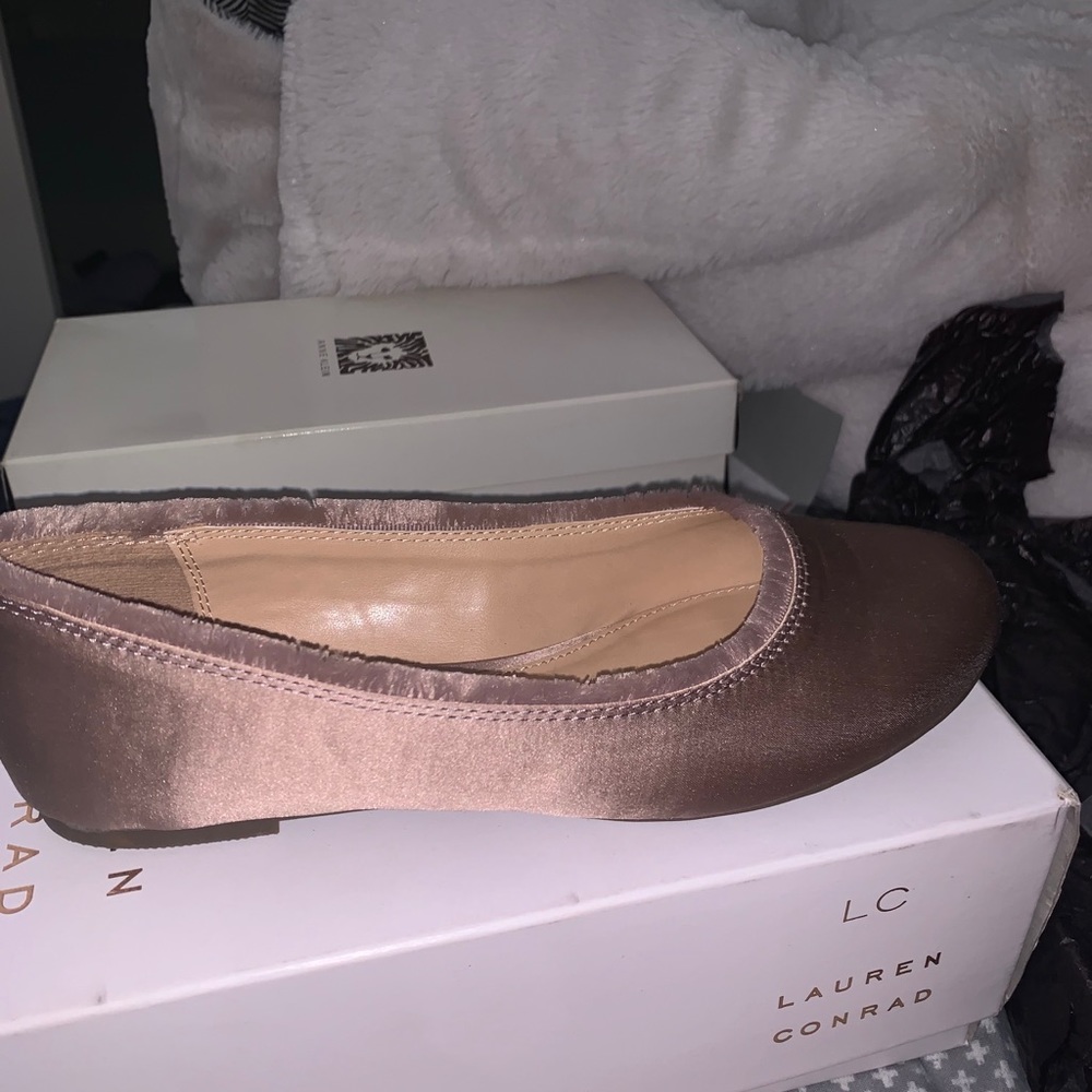 Pink Lauren Conrad Ballet Flats